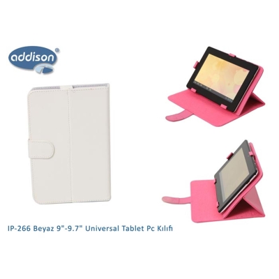 Addison IP-266 Beyaz 9"-9.7"Universal Tablet Kılıf