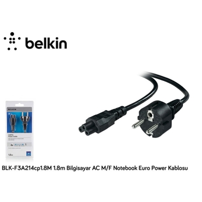 Belkin Blkf3A225Cp1.8M 1.8M Iec F/Euro Style M Power Kablosu