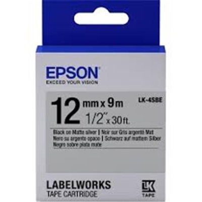 Epson LK-5TBN Clear Siyah Üzeri Beyaz 18MM 9Metre Etiket