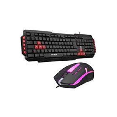 Hytech HYK-46 COMBO  Siyah USB Kırmızı Tuşlu Q Gaming Oyuncu Klavye +mouse set