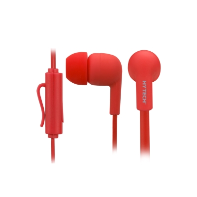 Hytech Hyxk22 Mobil Telefon Uyumlu Kulak Içi Mikrofonlu Kulaklık,Kırmızı