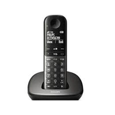 Philips XL4901DS Telsiz Dect Telefon 1.9" Ekran Eller Serbest Konuşla Siyah Arka Işık-Tuş Takımı