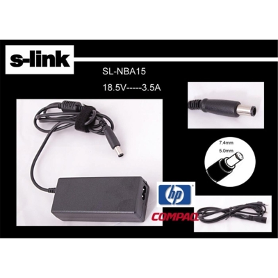 S-link SL-NBA15 18.5v 3.5a 7.4-5.0 Notebook Adaptör
