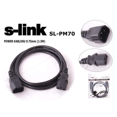 S-link  SL-PM70 1.5mt 0.75mm Power Ara Kablosu