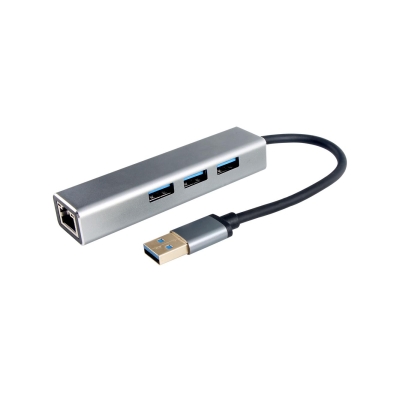 Vcom DH312A Usb 3.0 To USB3.0-3+RJ45 Çoklayıcı