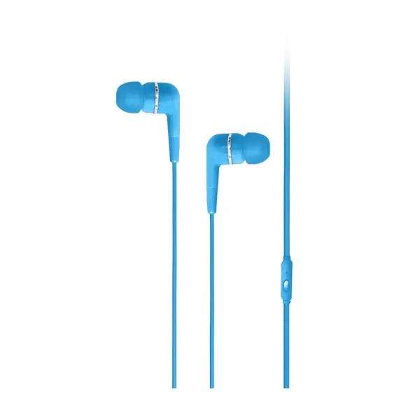 Kulakiçi Kulaklık Taks 5Kmm123M We01 Mikrofonlu Kulak İçi Kulaklık Silikonlu,Mavi 