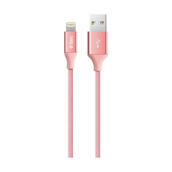 Lightning Kabloları Ttec Alumicable Iphone Şarj Kablosu 2Dk16Ra,Roze Altın 