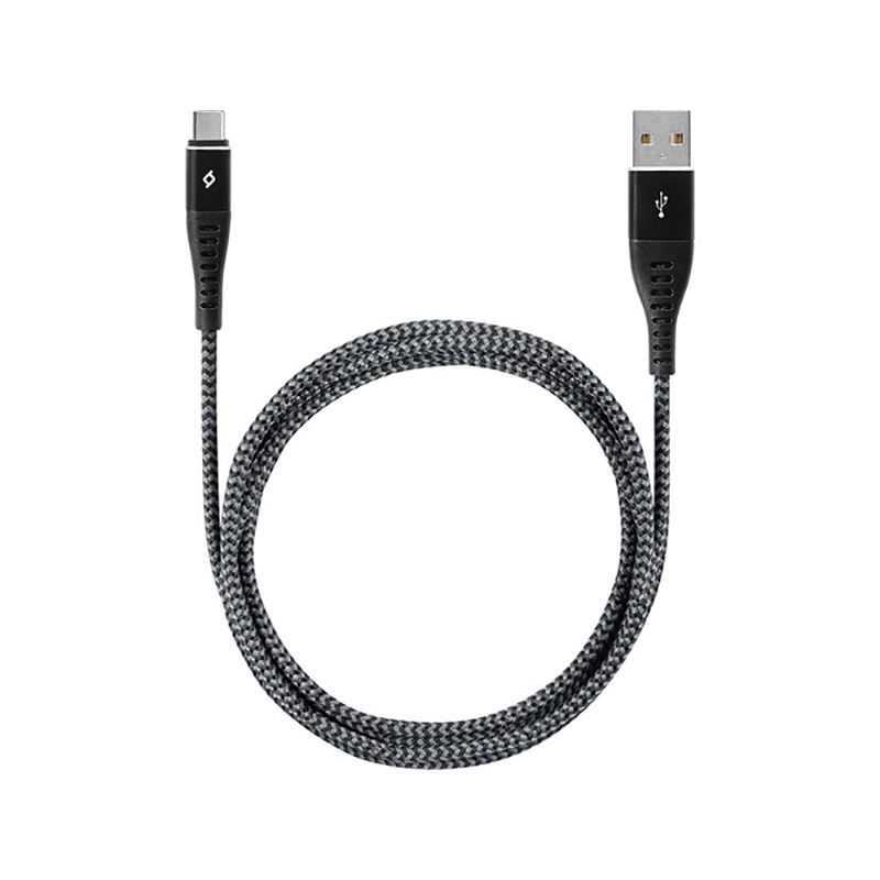 Android Kabloları (Type C) Ttec ExtremeCable Ekstra Dayanıklı USB-A - USB-C Şarj Kablosu 150cm 2DKX02CS,Siyah 