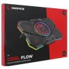 Rampage S47 COOLFLOW 5 Adet Kırmızı Led Fan 1 Usb 7 Kademe 17.3 Notebook Soğutucu Stand