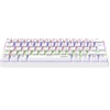 Everest Amber Beyaz Type-C Bağlantılı RGB Ledli Mekanik Gaming Oyuncu Klavye Q Red Switch