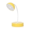 Avec Av9055 Desenli Usb Şarjlı Masa Lambası,Sarı