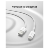 Belkin 2'li Örgülü USB-A - USB-C Kablo, 1,5 m, 15 W, Yumuşak, Esnek ve Hızlı Şarj Kablosu, iPhone 17 ve 16 Serisi, Galaxy S25, Pixel 10, iPad Pro ve Daha Fazlasıyla Uyumlu, Beyaz