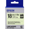 Epson LK-4YBP Pastel Sarı Üzeri Siyah 12mm 9Metre Etiket