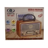 Everton RT-681  Solarlı,Ledli, Şarjlı Nostaljik Radyo (FM-AM-SW-USB-TF)