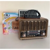 Everton RT-707 Bluetooth-USB-SD-FM Şarjlı  Nostaljik Radyo Solarlı Radyo