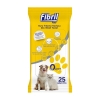 Fibril Kedi ve Köpek Pet Kuru Yıkama Havlusu 25 Parça x Tekli