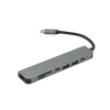 Frisby FA-7662TC USB Type-C™ - HDMI + SD-TF + USB 3.0 Adaptör + PD Şarj