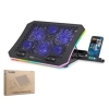 Hadron Dcxaa8 Notebook Soğutucu 6-Fan + Telefon Standı 14-18 RGB Siyah