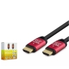 HADRON HDX2035 HDMI (M) TO HDMI (M) KABLO PVC 4K 10M SİYAH