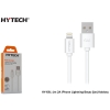 Hytech HY-X91 1m 2A iPhone Lightning Beyaz Şarj Kablosu