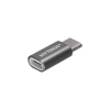 Hytech HY-XO30 Gümüş Metal Gövde MicroUSB 5pin F to Type C M Çevirici