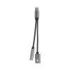 Hytech HY-XO40 Gri TypeC to 3.5 jack+TypeC Metal Çevirici