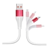 Hytech Hyx230 1.2M 3A Micro Usb,Beyaz-Krmz