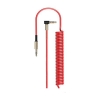 Hytech Hyx76 1M L Uçlu 3.5Mm Stereo Spiralli Ses Kablosu,Kırmızı