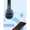 iClever BTH12, 85 Saat Çalma Süresi, 74/85 dBA Sınırlı, BPA Free Çocuk Bluetooth Kulaklık – Siyah/Mavi