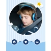 iClever BTH12, 85 Saat Çalma Süresi, 74/85 dBA Sınırlı, BPA Free Çocuk Bluetooth Kulaklık – Siyah/Mavi