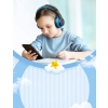 iClever BTH12, 85 Saat Çalma Süresi, 74/85 dBA Sınırlı, BPA Free Çocuk Bluetooth Kulaklık – Siyah/Mavi