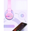 iClever BTH12 Çocuk Bluetooth Kulaklık -Pembe