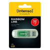Intenso Rainbow Line 32 GB Usb2.0 Usb Bellek Şeffaf