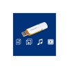Philips Fm12fd70b-00 Snow Usb 2.0 128 Gb Turuncu Beyaz Flash Bellek