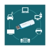 Philips FM16FD75B/97 16 Gb Usb 3.0 Snow Mavi Flash Driver Bellek