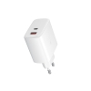 Phixi Ultimate UPD4325 27W PD Çift Çıkışlı Hızlı Şarj Adaptörü