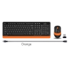 A4 Tech Fg1010 2.4G Turuncu Q Fn-Mm Klv+Optik Mouse Set