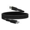 Belkin Boost Charge Örgülü USB-C, Hızlı Şarj Cihazı, USB-C Şarj Kablosu, iPhone 16, 15, Samsung Galaxy S24, S23, Pixel, iPad, MacBook, Nintendo ve Daha Fazlası için Hızlı Şarj, 1 Metre, Siyah