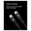 Belkin Boost Charge Örgülü USB-C, Hızlı Şarj Cihazı, USB-C Şarj Kablosu, iPhone 16, 15, Samsung Galaxy S24, S23, Pixel, iPad, MacBook, Nintendo ve Daha Fazlası için Hızlı Şarj, 1 Metre, Siyah