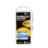 Duracell 675 Numara Düğme Kulaklık Pili İşitme Cihazı İçin 6'lı Paket