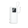 Factor-M 10.000 Mah 22.5W Kendinden Kablolu Powerbank- Beyaz