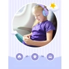 iClever BTH12, 85 Saat Çalma Süresi, 74/85 dBA Sınırlı, BPA Free Çocuk Bluetooth Kulaklık – Mor