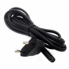 Longwell LS-7F LP-21L 2.5A 250V Dirsekli AB Fişli Güç Kablosu 2 Uçlu
