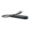 MCDODO HU-1430 5 in 1 Type-C Çoklayıcı (USB3.0x1+USB2.0x2+SD-TF Card Slotx1)- Gri