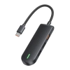 MCDODO HU-1430 5 in 1 Type-C Çoklayıcı (USB3.0x1+USB2.0x2+SD-TF Card Slotx1)- Gri