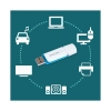 Philips FM16FD75B/97 16 Gb Usb 3.0 Snow Mavi Flash Driver Bellek