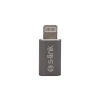 S-link SL-TA20M Gümüş Metal Gövde MicroUSB 5pin F to Lightning M Çevirici