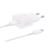 Samsung EP-T2510X TypeC Hızlı Şarj Aleti (25W) - Beyaz (Samsung Türkiye Garantili)