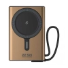 SHAZA 10.000 Mah 22.5W Led Göstergeli Magsafe Powerbank -Gold