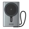 SHAZA 10.000 Mah 22.5W Led Göstergeli Magsafe Powerbank -Siyah